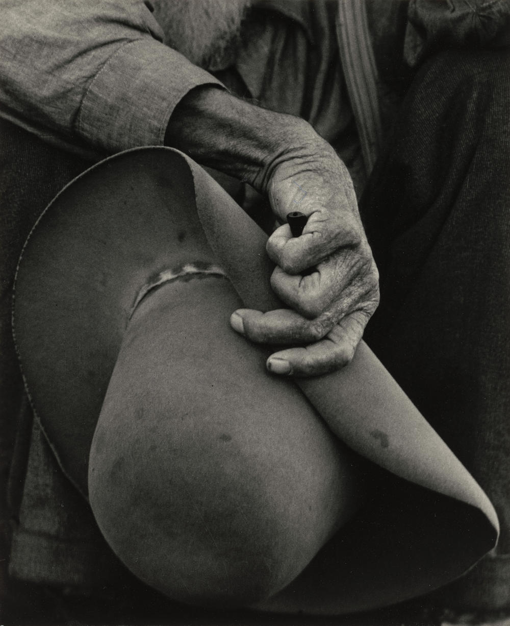 Dorothea Lange, <em>On the Plains a Hat Is More Than a Covering,</em> 1938, printed c. 1965, gelatin silver print