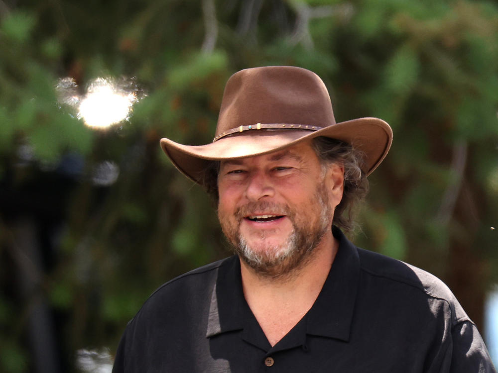 Salesforce CEO and co-founder Marc Benioff attends the 2023 Allen & Company Sun Valley Conference in Sun Valley, Idaho. He built a $24.5 million home near Waimea about 20 years ago and in recent years has purchased more land in the area.