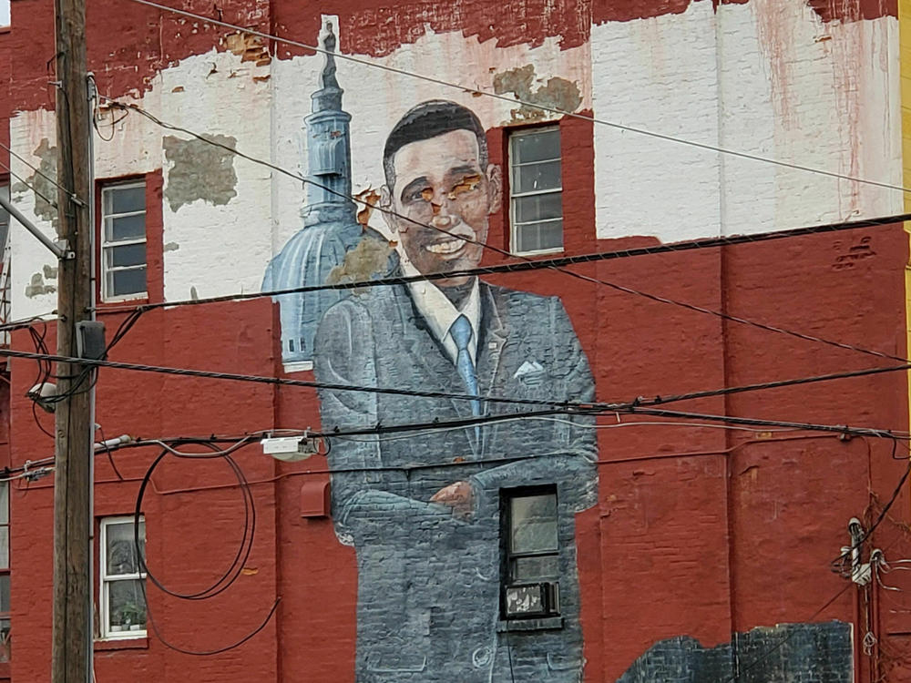 Rankins' portrait of President Barack Obama stood in the West End from 2008 to 2019. Ollie's Trolley owner Marvin Smith says the mural and the wall behind it were both badly deteriorated, necessitating painting over the image. Rankins had lost his eyesight by that point and could not repaint it.