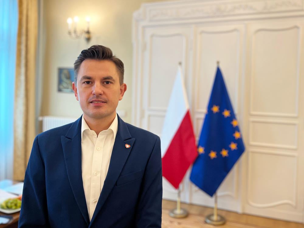 Arkadiusz Myrcha is Poland's deputy justice minister. His team is in charge of trying to undo the changes the previous right-wing government made to Poland's judicial branch.