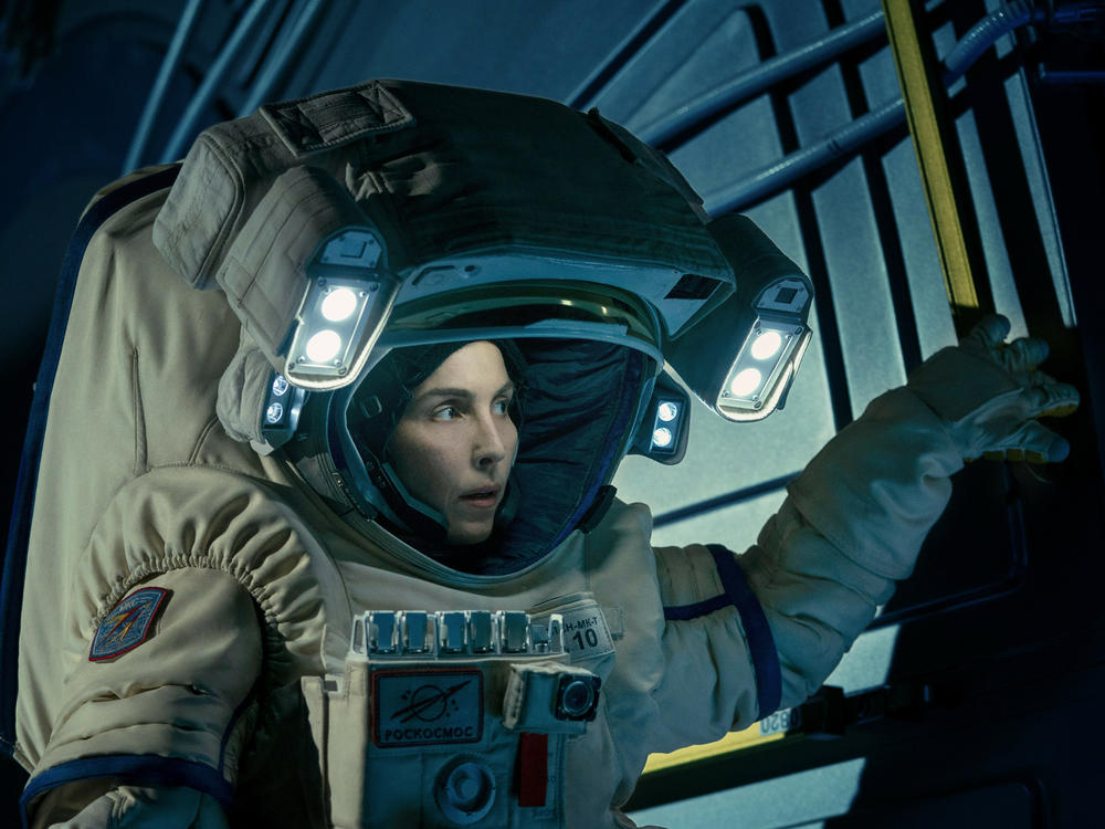 Noomi Rapace plays an astronaut on the International Space Station in the Apple TV+ series <em>Constellation.</em>