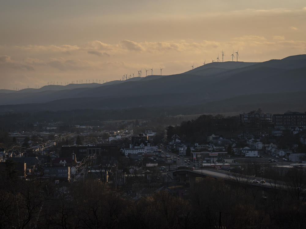 Keyser, West Virginia, is going through an energy transition as wind turbines are built around the traditional coal mining area.