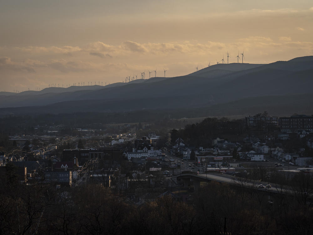 Keyser, West Virginia, is going through an energy transition as wind turbines are built around the traditional coal mining area.