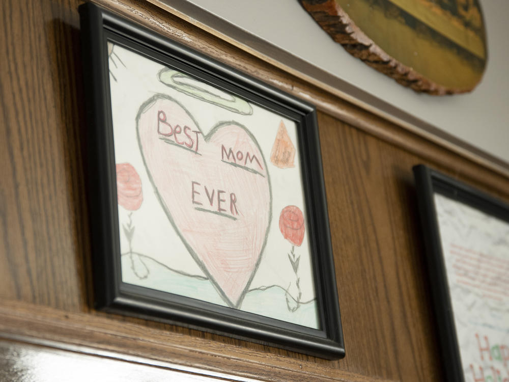Family photos and mementos line every wall of Tim Lillard and Ann Picha-Lillard's home. 