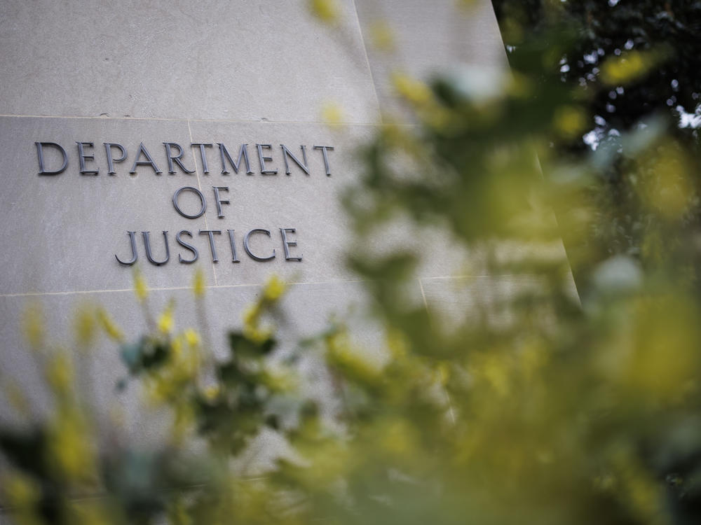 The U.S. Department of Justice headquarters in Washington, D.C., on Feb. 17.