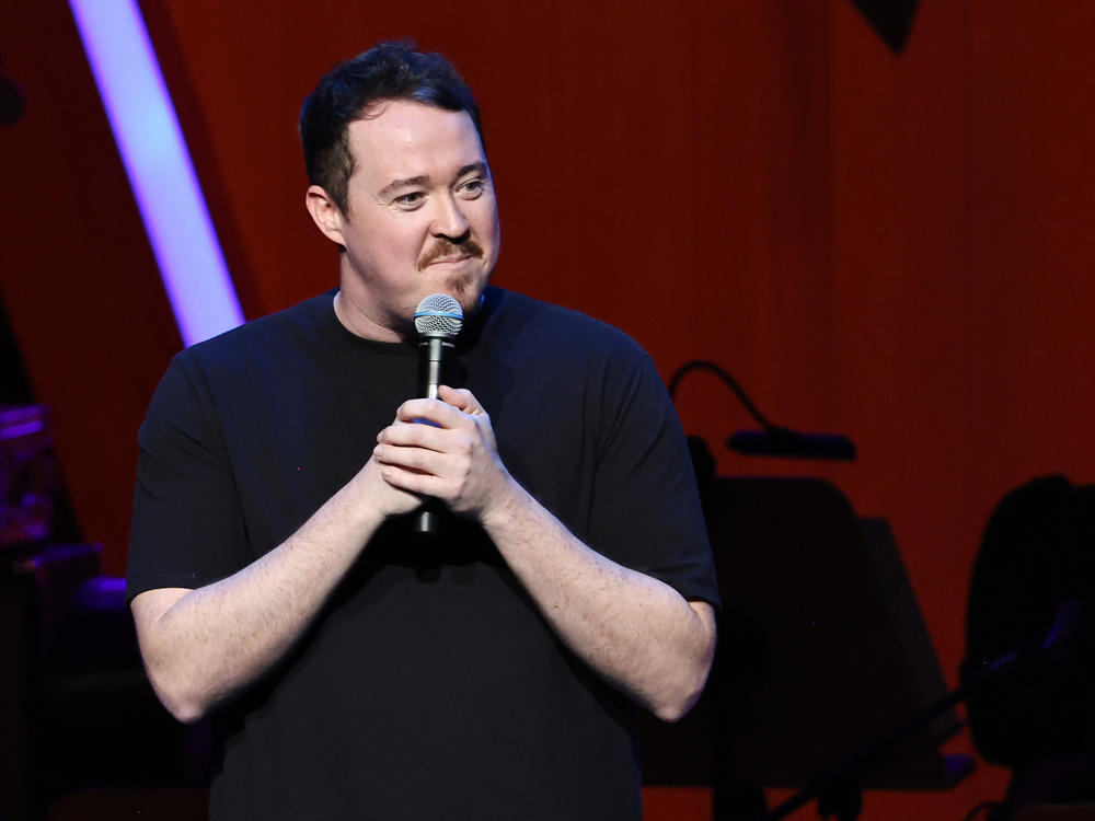 Shane Gillis returned to host <em>Saturday Night Live</em> five years after he was fired from the show.<em> </em>Above, Gillis performs at the Stand Up For Heroes Benefit in November 2023 in New York City.