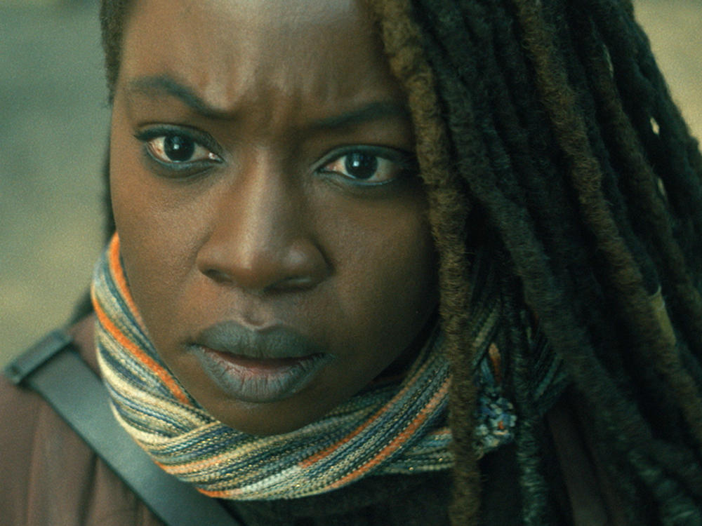 Danai Gurira as Michonne on <em>The Walking Dead: The Ones Who Live.</em>
