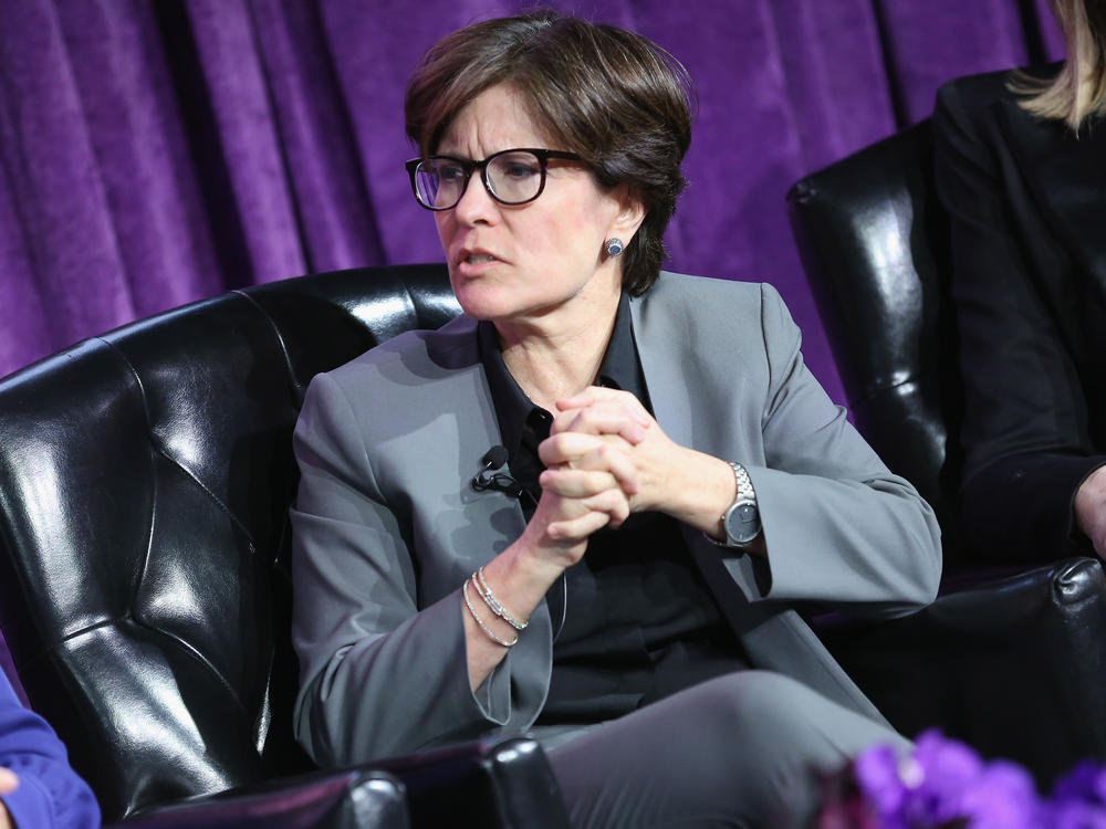 Kara Swisher speaks onstage during the 