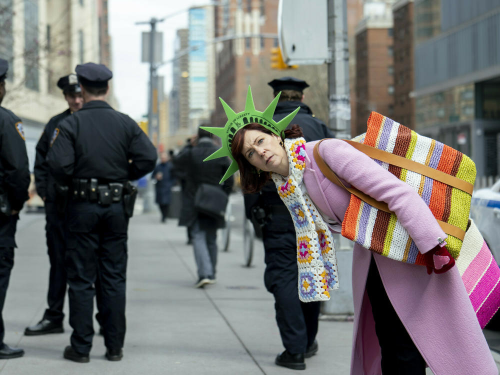 Carrie Preston stars an an astute but unconventional attorney in <em>Elsbeth</em>.