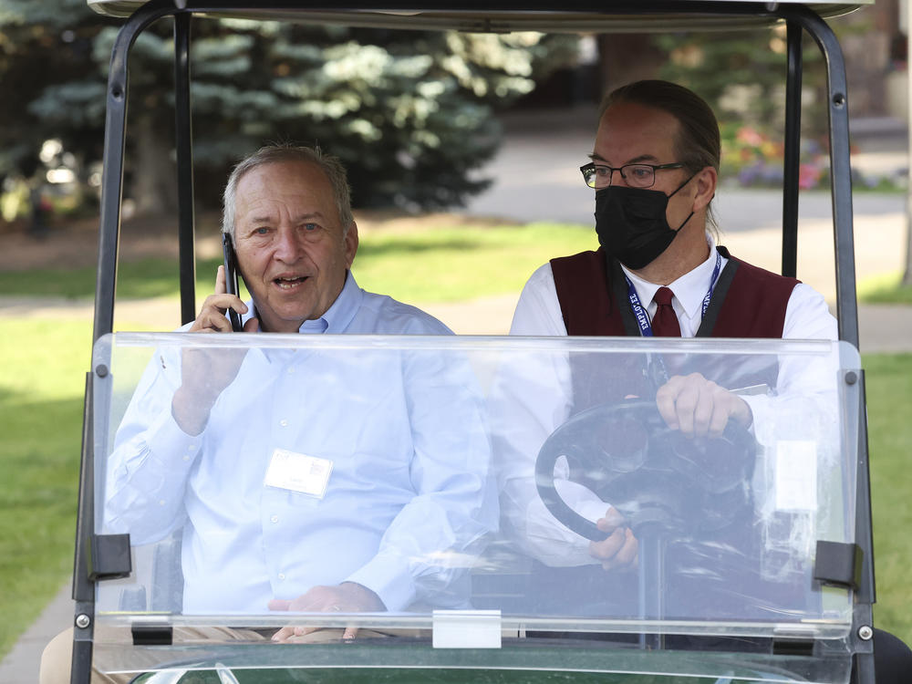 Summers attends the Allen & Company Sun Valley Conference in Sun Valley, Idaho, on July 8, 2022. A former Treasury Secretary under then-President Clinton, Summers is known for his outspoken views on the economy.