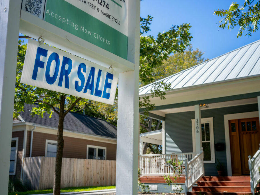 A home available for sale is shown in Austin, Texas, on Oct. 16, 2023. Former Treasury Secretary Larry Summers argues the consumer price index may understate the pain of rising interest rates, such as higher mortgages.