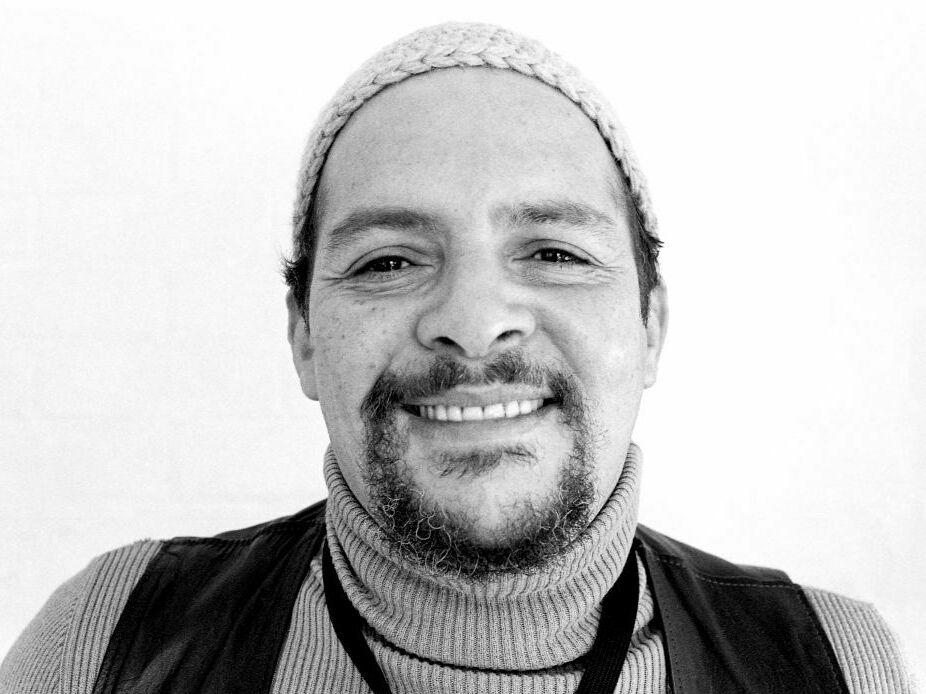 Portrait of American jazz musician, composer and band leader Jackie McLean, Hartford, Conn., 1979.