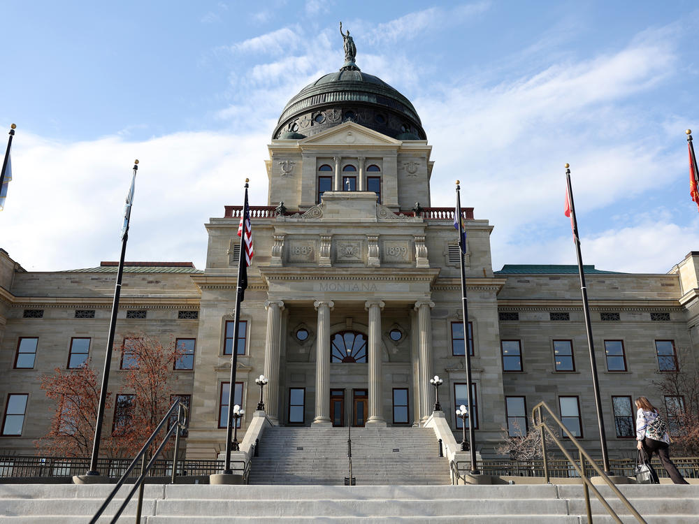 A view of the Montana State Capitol on May 3, 2023, in Helena, Montana.