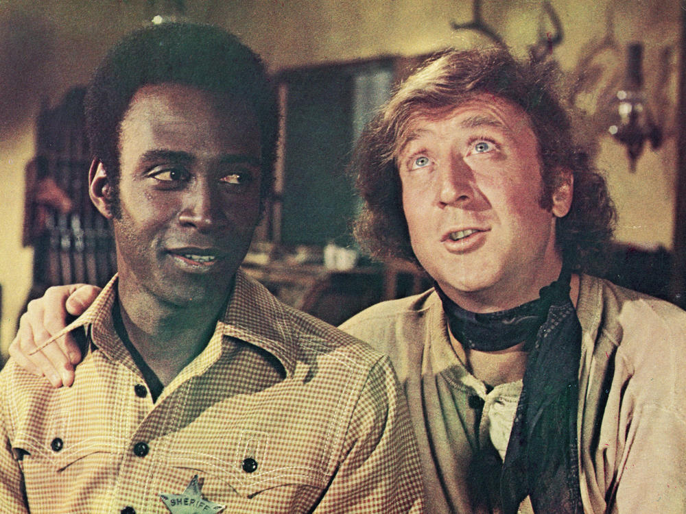 Mel Brooks' satirical Western <em>Blazing Saddles</em> got mixed reviews when it opened in February 1974, but it became the year's biggest box office hit. Above, Cleavon Little, left, as Sheriff Bart and Gene Wilder as the Waco Kid<em>.</em>