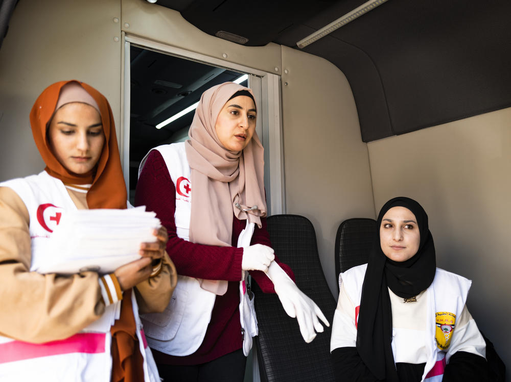 At its mobile clinics, the group Medical Aid for Palestinians treats patients for everything from chronic illnesses to ear infections. Since the start of the war between Israel and Hamas, staff say they've seen an uptick in patients in need of mental health care.