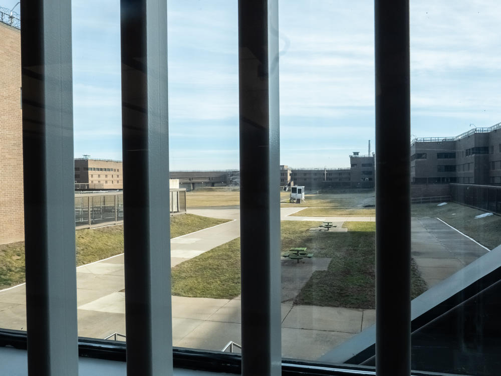 The prison's general population uses this open yard for outdoor activities at the Minnesota Correctional Facility at Oak Park Heights.
