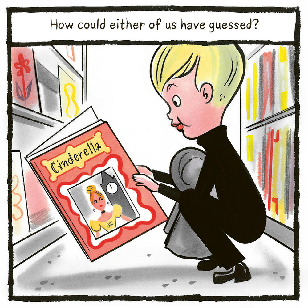 A panel from Maurice Vellekoop's <em>I'm So Glad We Had This Time Together.</em>