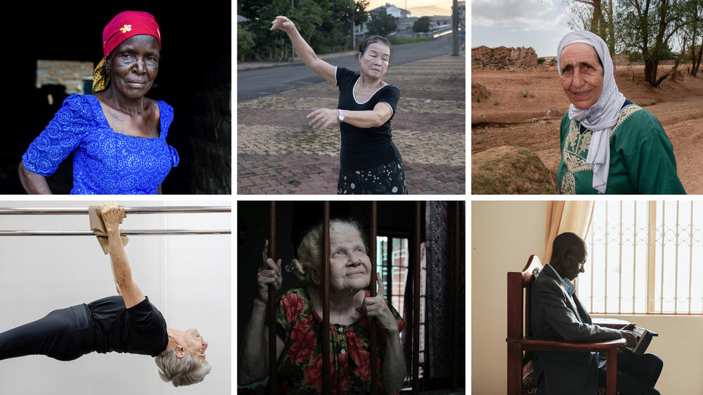 (Clockwise from upper left): Light Oriye for NPR; Chiara Negrello for NPR; Rajaâ Khenoussi for NPR; Jjumba Martin for NPR; Debsuddha Banerjee for NPR; Debsuddha Banerjee for NPR; Maíra Erlich for NPR