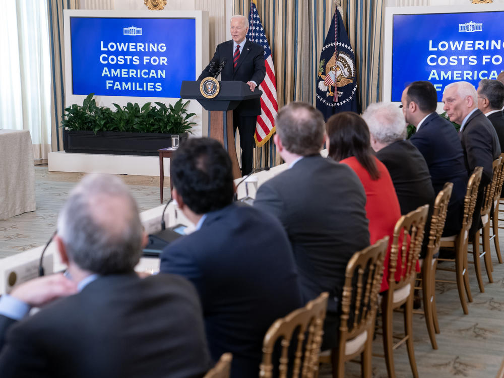 President Biden convened his Competition Council at the White House on March 5 after his administration announced new actions to cap credit card late fees at $8, compared with $32.