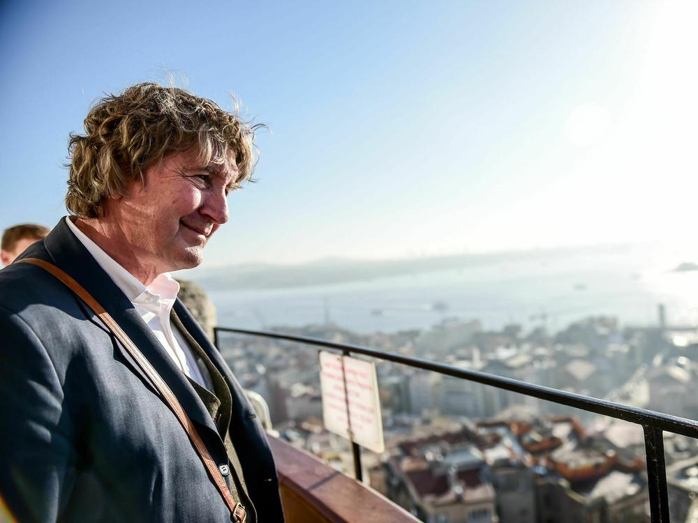 Rod Nordland looks at the Istanbul old city from Galata Tower on Nov. 20, 2016. Nordland was diagnosed with glioblastoma, a terminal brain cancer, in 2019.