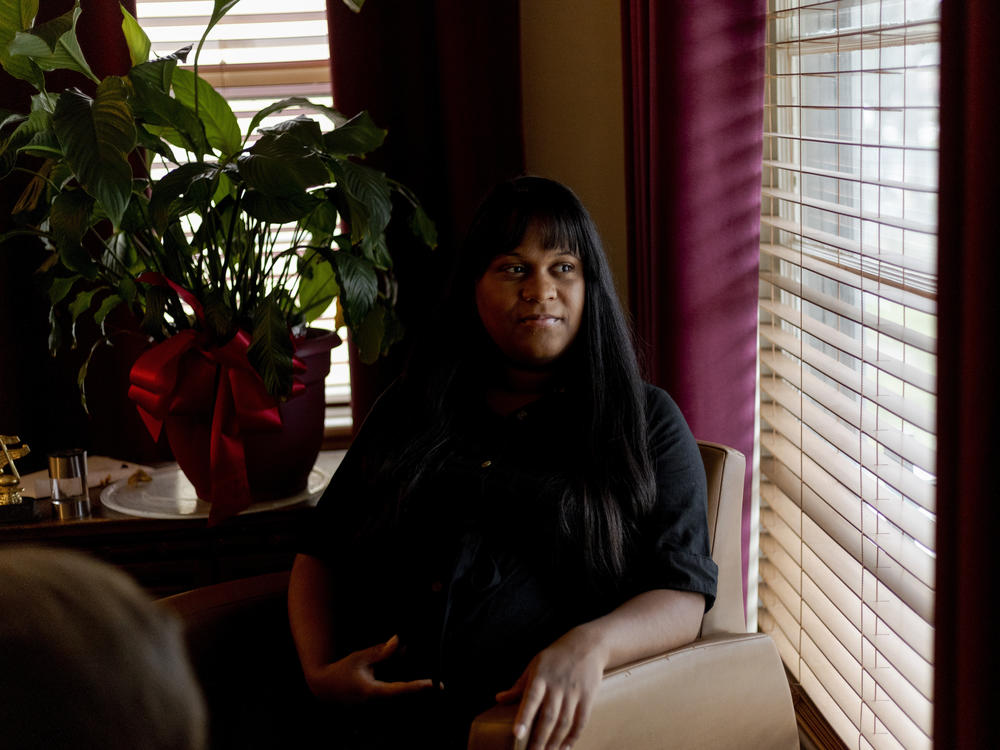 Alana Turner, 28, is one of the first pregnant people participating in the Rx Kids cash aid program in Flint, Mich. It's piloted by Mona Hanna-Attisha, the pediatrician who helped uncover the city's lead water crisis a decade ago.