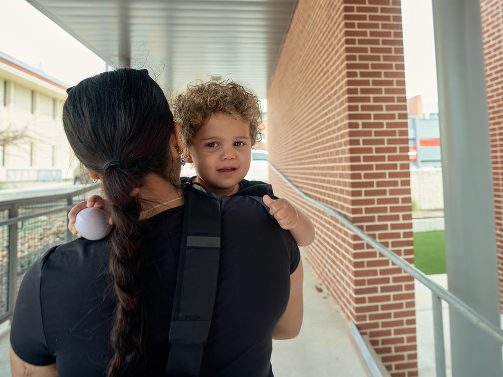 Now that Sarah Barnes' son, Samuel, 2, is enrolled in Head Start, it's lifted an extra stress off Barnes' shoulders. 