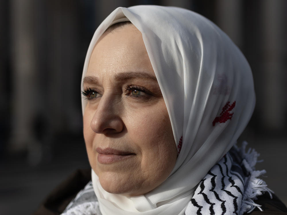 Fatin Al Tamimi is an activist and educator and has helped organize weekly pro-Palestinian rallies across Ireland. She's now the vice chairperson of the Ireland Palestine Solidarity Campaign, a nonprofit human rights group.