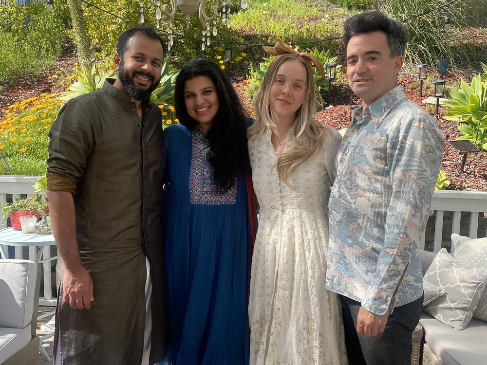 NPR producer Hafsa Fathima with family and friends celebrating Eid Al-Fitr.