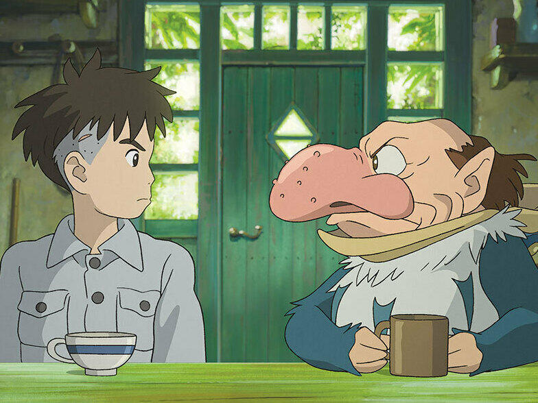 Twelve-year-old Mahito journeys into an otherworldly realm in <em>The Boy and the Heron.</em>