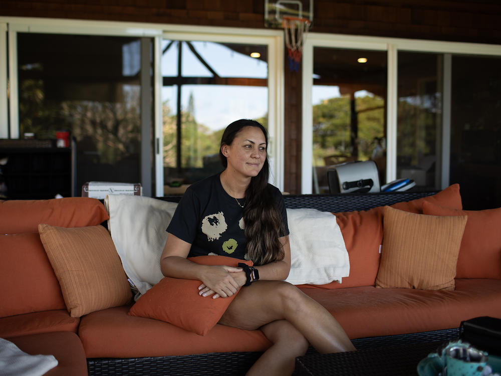 Mikey Burke's home was destroyed during the Lahaina fire. She's joined a new effort to create a community land trust to buy properties and keep them in the community.