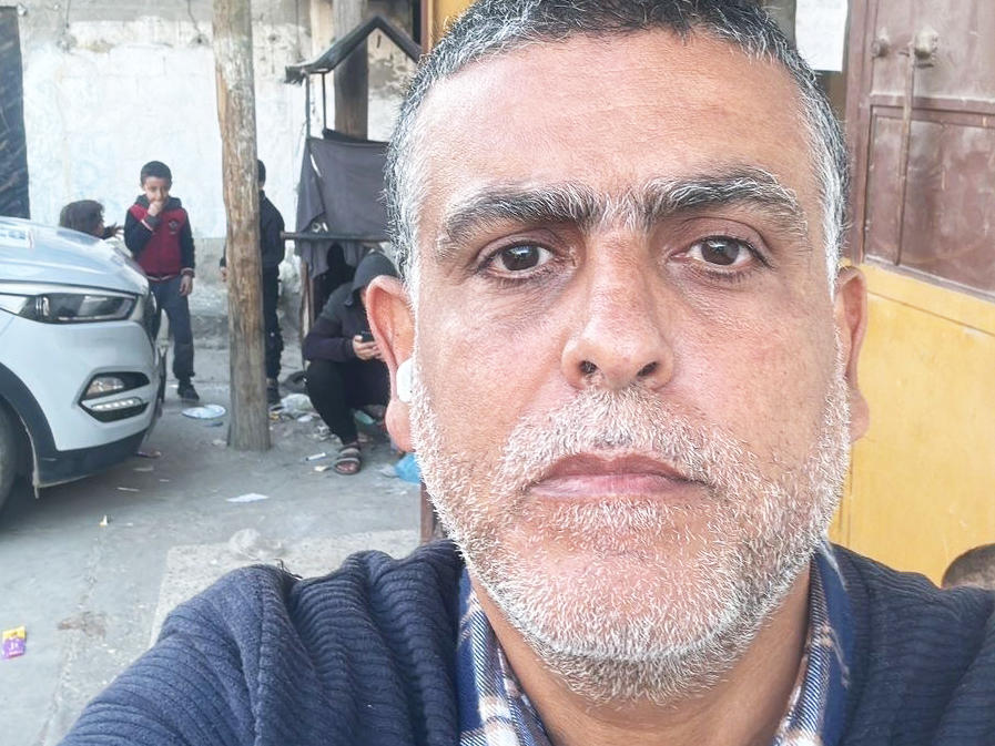 Akram Al Satarri says he is motivated to report from Gaza in order to help show the world the realities of the war. 