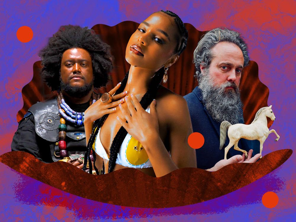 Kamasi Washington, Tyla and Iron & Wine.