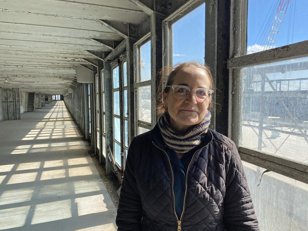Susan Gibbs is the head of the SS <em>United States</em> Conservancy and granddaughter of the ship's designer William Francis Gibbs. She views the ship as a powerful and unifying symbol. Gibbs fears if the ship is evicted it could be lost forever.