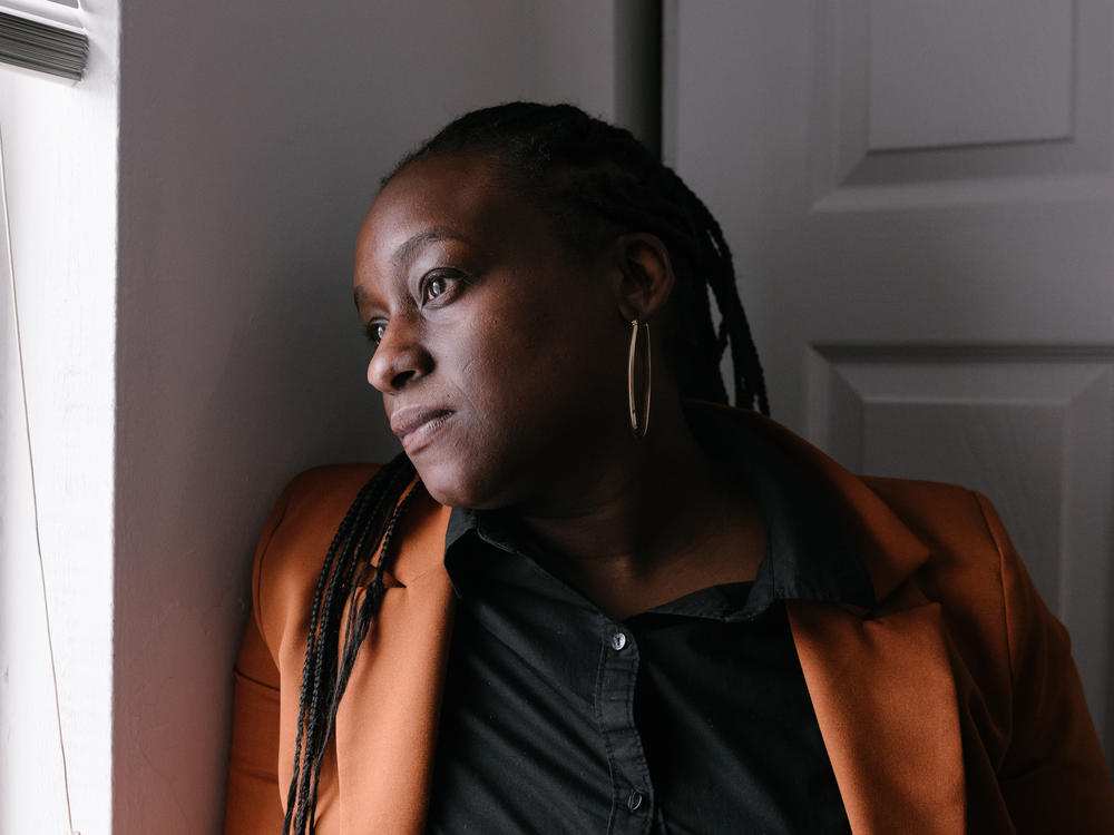 Angie Atkins, 37, lives with her two kids in an apartment in northwest Philadelphia. She's been on a waitlist for a federal housing voucher, which would help subsidize her rent, for about seven years.