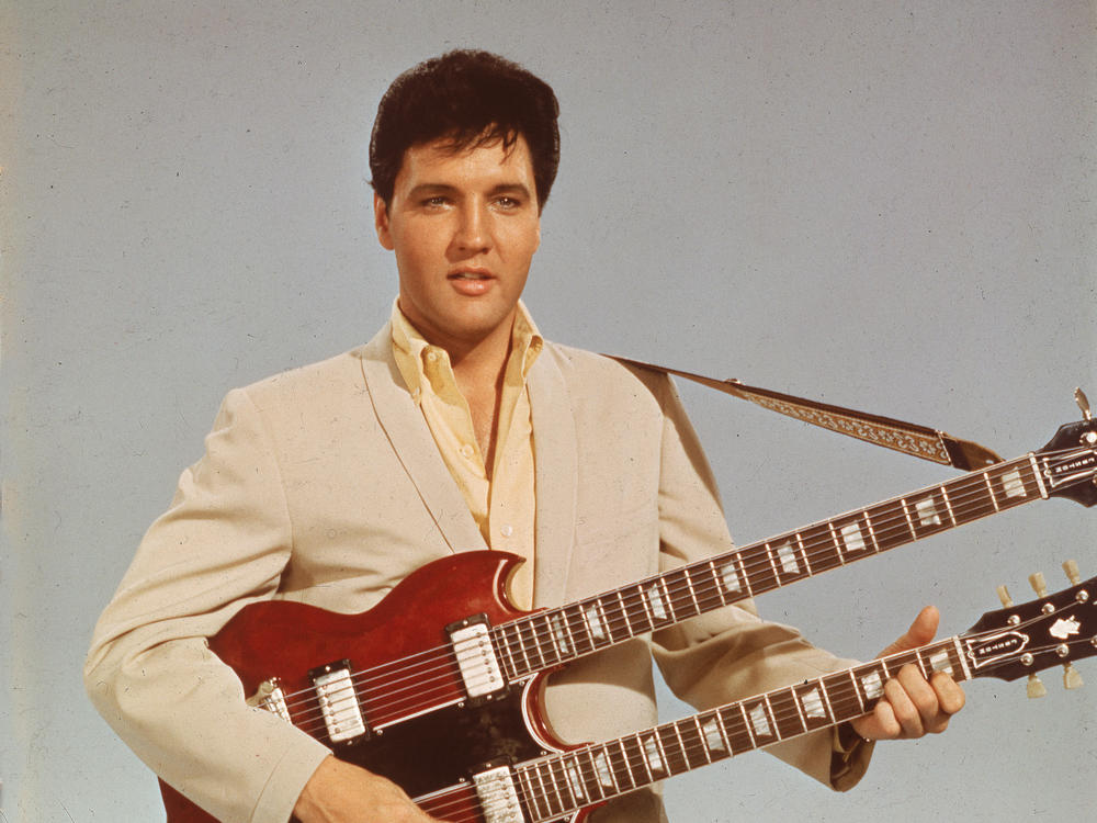 Elvis Presley pictured circa 1966.