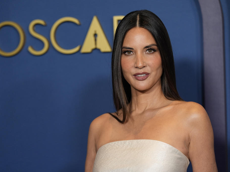 Olivia Munn arrives Jan. 9 at the Governors Awards on Tuesday at the Dolby Ballroom in Los Angeles.