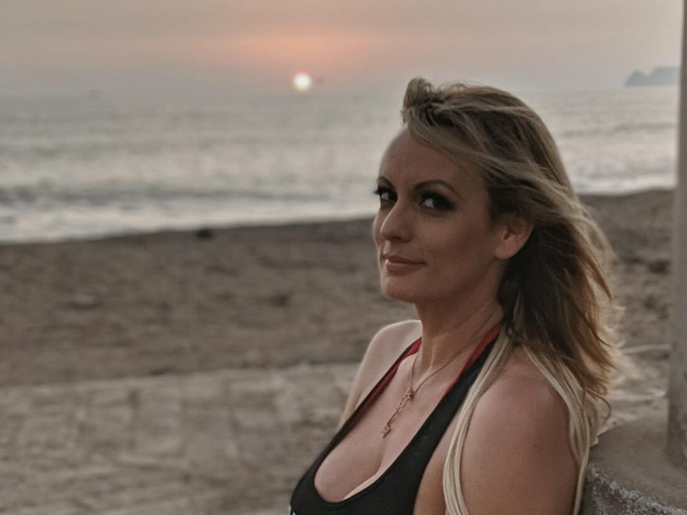Stormy Daniels from the Peacock documentary <em>Stormy.</em>