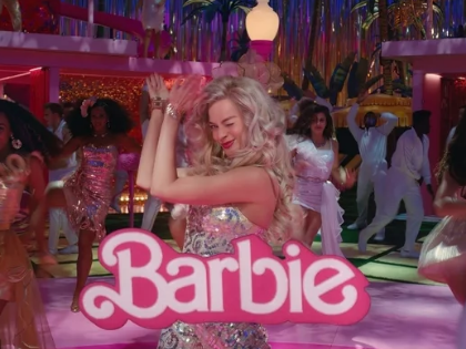 Margot Robbie as Barbie, Tiktok Star Chrissy Chlapecka and TIktok star Nikita Redkar.