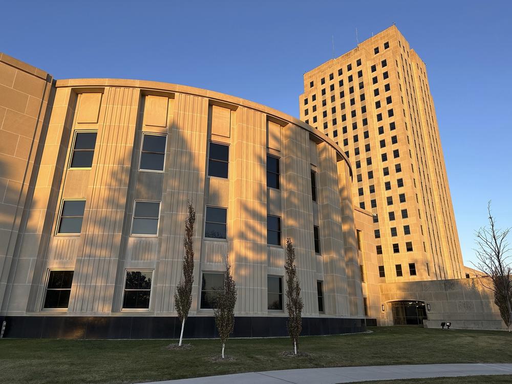 Sunlight illuminates the North Dakota House of Representatives in Bismarck, N.D. A ballot question will ask North Dakota voters whether the state should bar anyone from running for Congress if they'd turn 81 during their term.