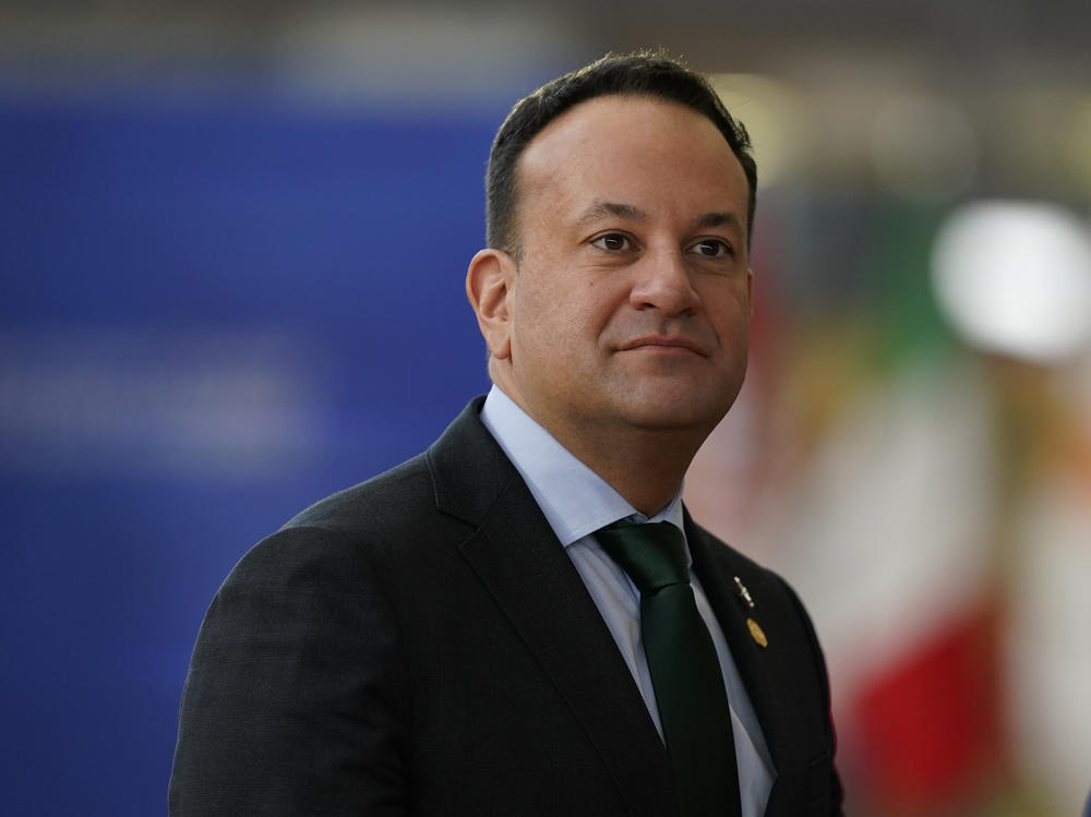 Prime Minister of Ireland Leo Varadkar arrives to attend a European Union summit on Feb. 1 in Brussels, Belgium.