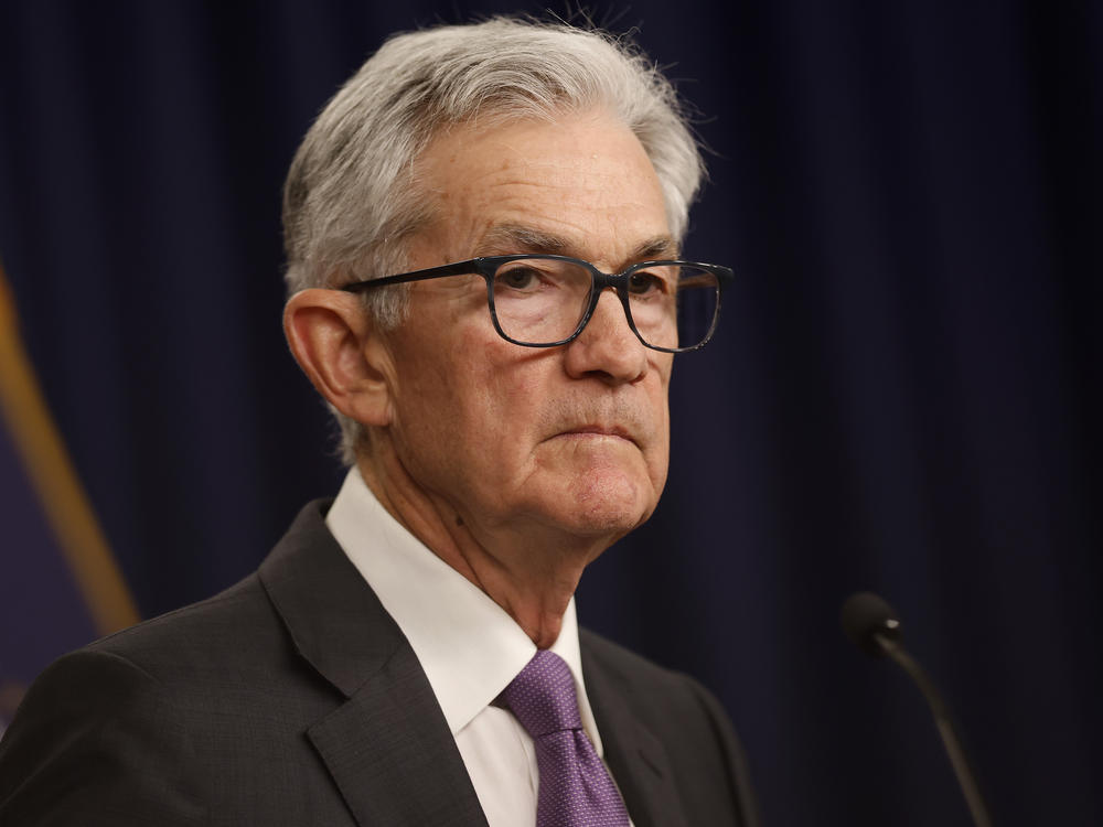 Federal Reserve Bank Chair Jerome Powell speaks during a news conference on March 20, 2024 in Washington, DC. Following a meeting of the Federal Open Markets Committee, Powell announced that the Fed left interest rates unchanged, but projects it may cut rates three times later this year.