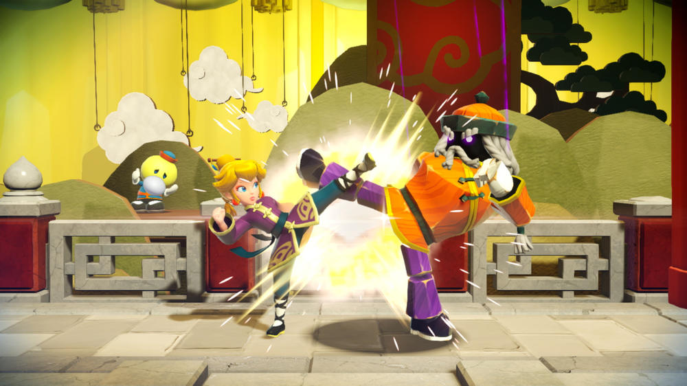Kung Fu Peach takes center stage.