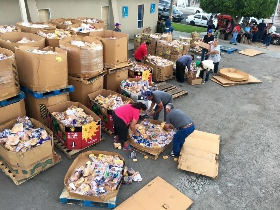 Gethsemani Baptist Church collects food from multiple states to support the local community, as well as churches and families in Mexico and California.