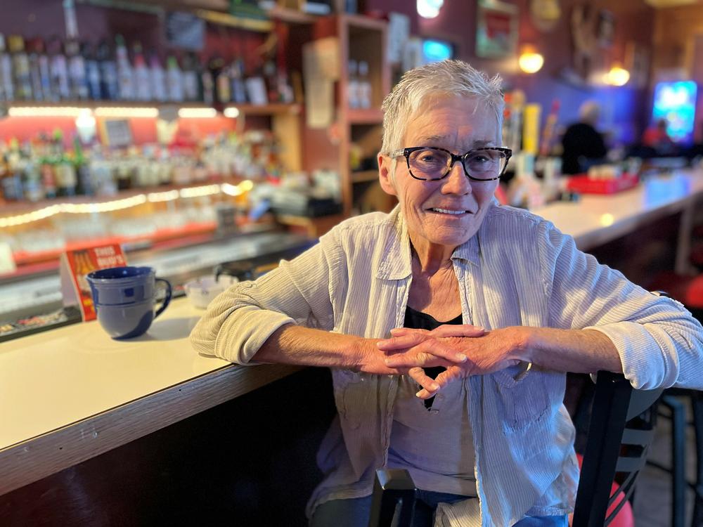 Teri Picerno owns Grumpy's Bar, a longtime popular watering hole in downtown Kemmerer.