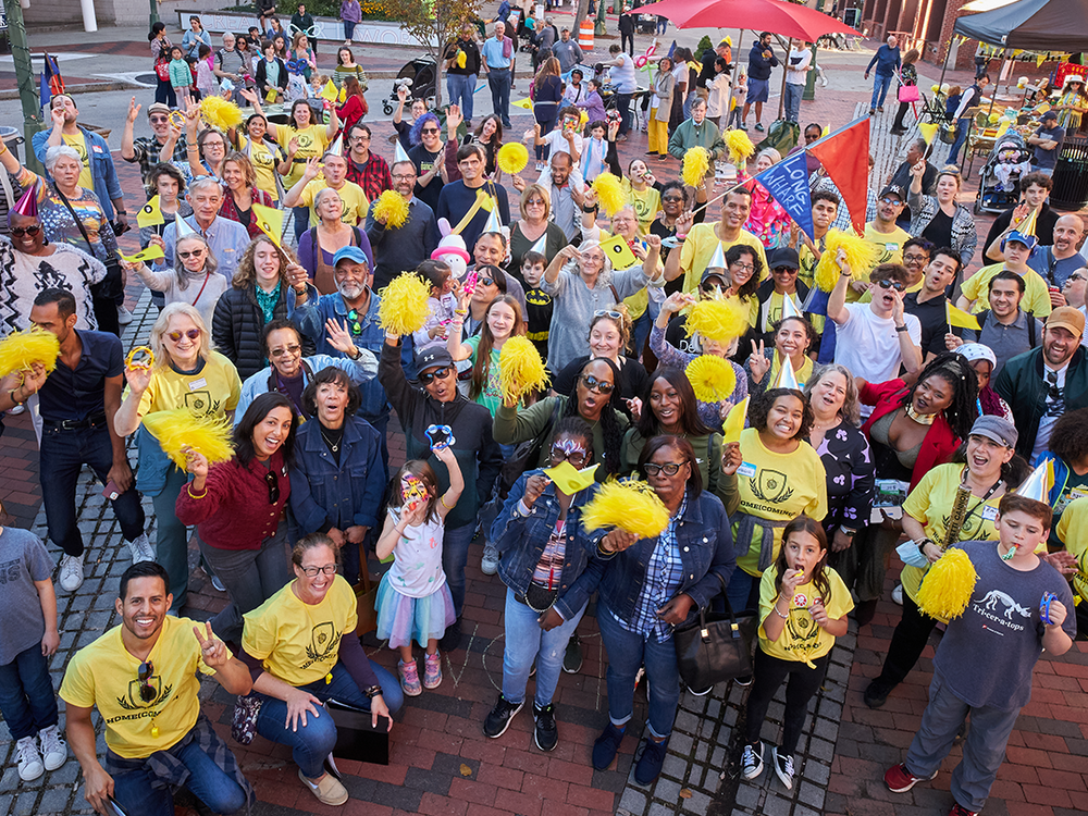 Long Wharf Theatre in New Haven, Conn., celebrated leaving its home of nearly 60 years with a community parade on Oct. 15, 2022. 