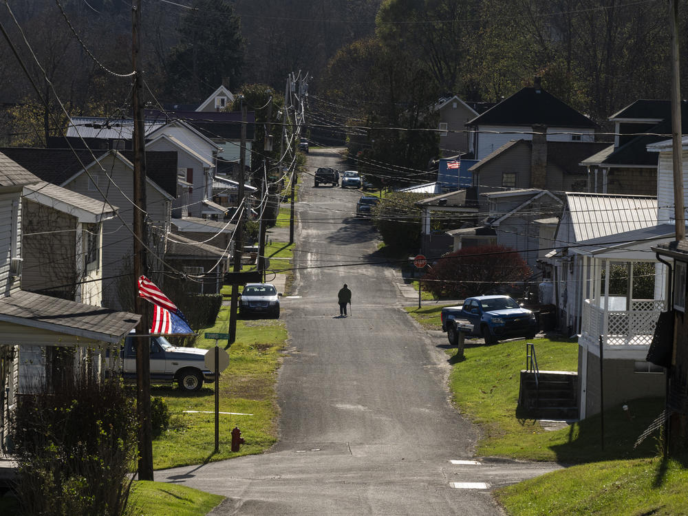 A street in Bolivar in Pennsylvania's Westmoreland County, on Nov. 7, 2023. More than 5,000 Pennsylvanians died from a drug overdose in 2022 — 118 of those deaths were in Westmoreland County.