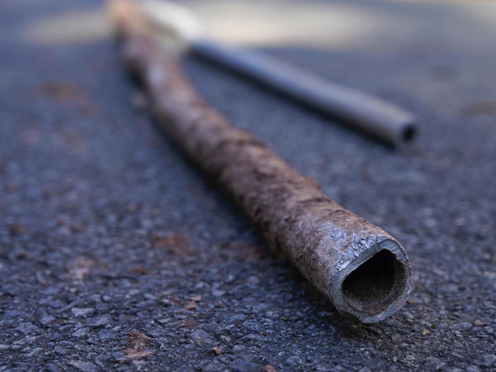 Many cities have older lead service lines connecting homes to the water system.