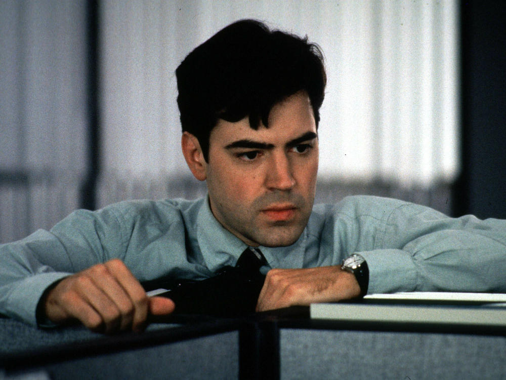Ron Livingston in <em>Office Space</em>.