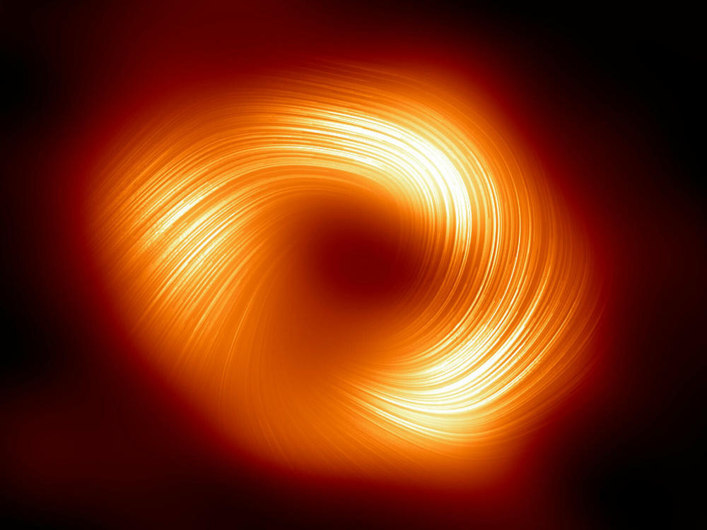 For the first time, we're seeing the Sagittarius A* black hole in polarized light. The Event Horizon Telescope collaboration says the image offers a new look at 