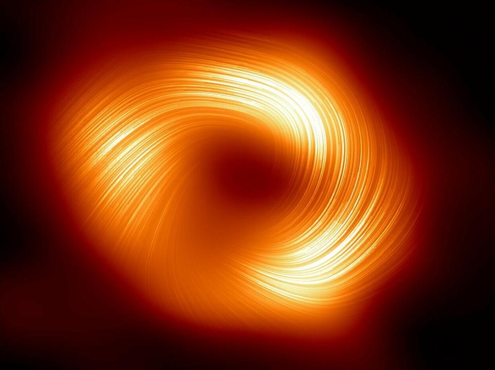 For the first time, we're seeing the Sagittarius A* black hole in polarized light. The Event Horizon Telescope collaboration says the image offers a new look at 